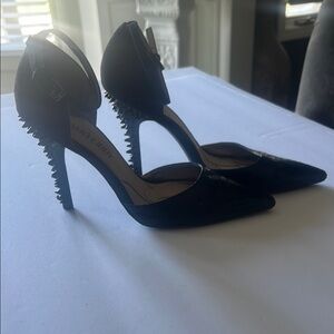 Black 4” Spiked Heels